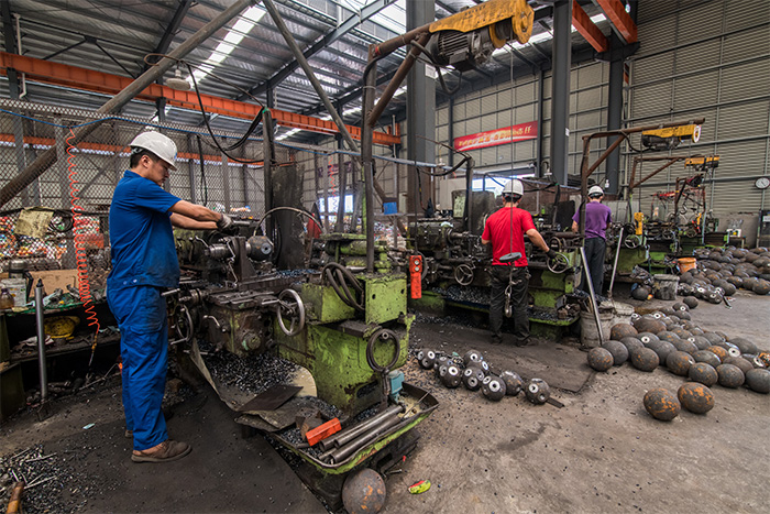 宜城网架配件车间